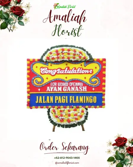 Sewa Papan Bunga Larangan Tokol